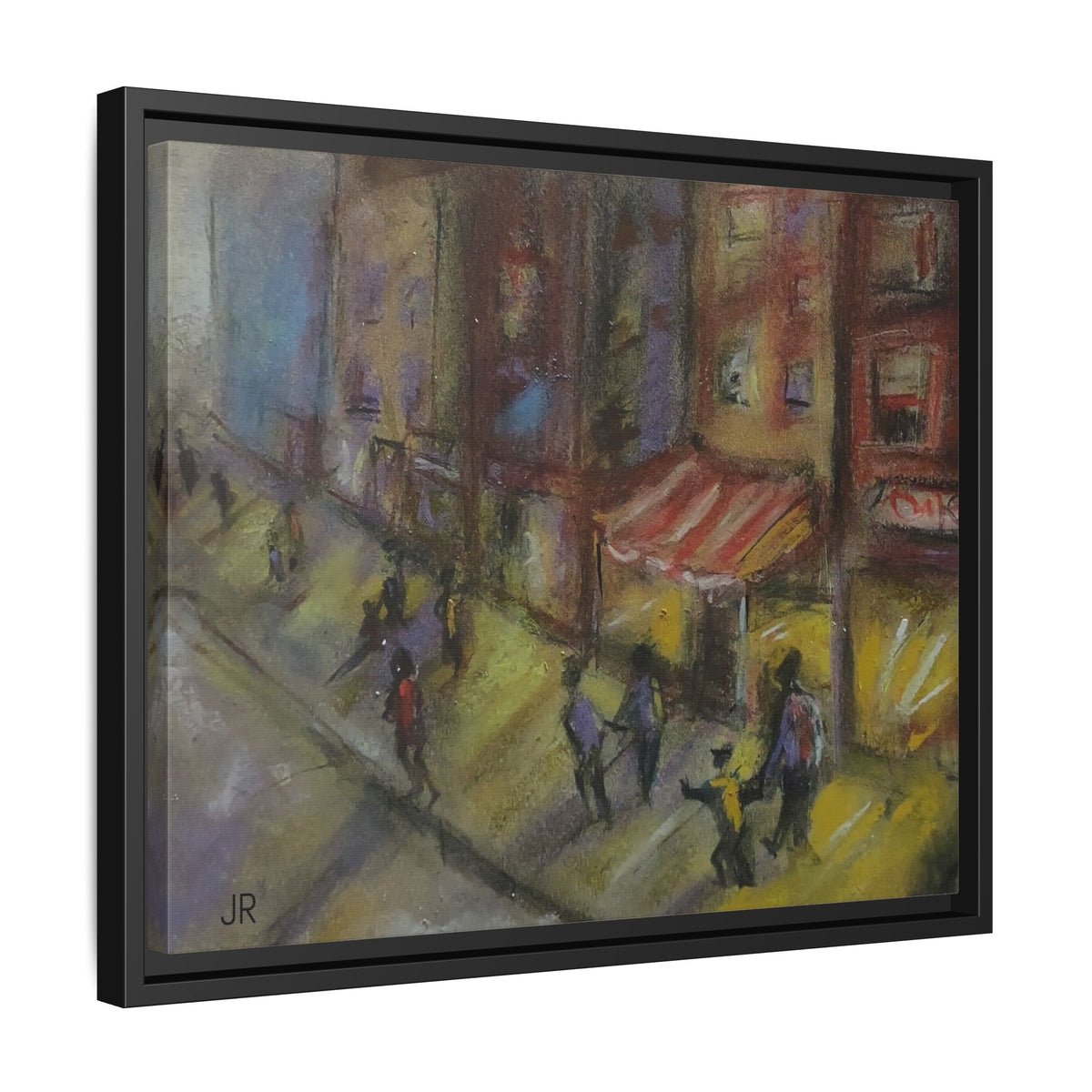 Copy of Framed Canvas Print - Colorful Bell Peppers Still Life