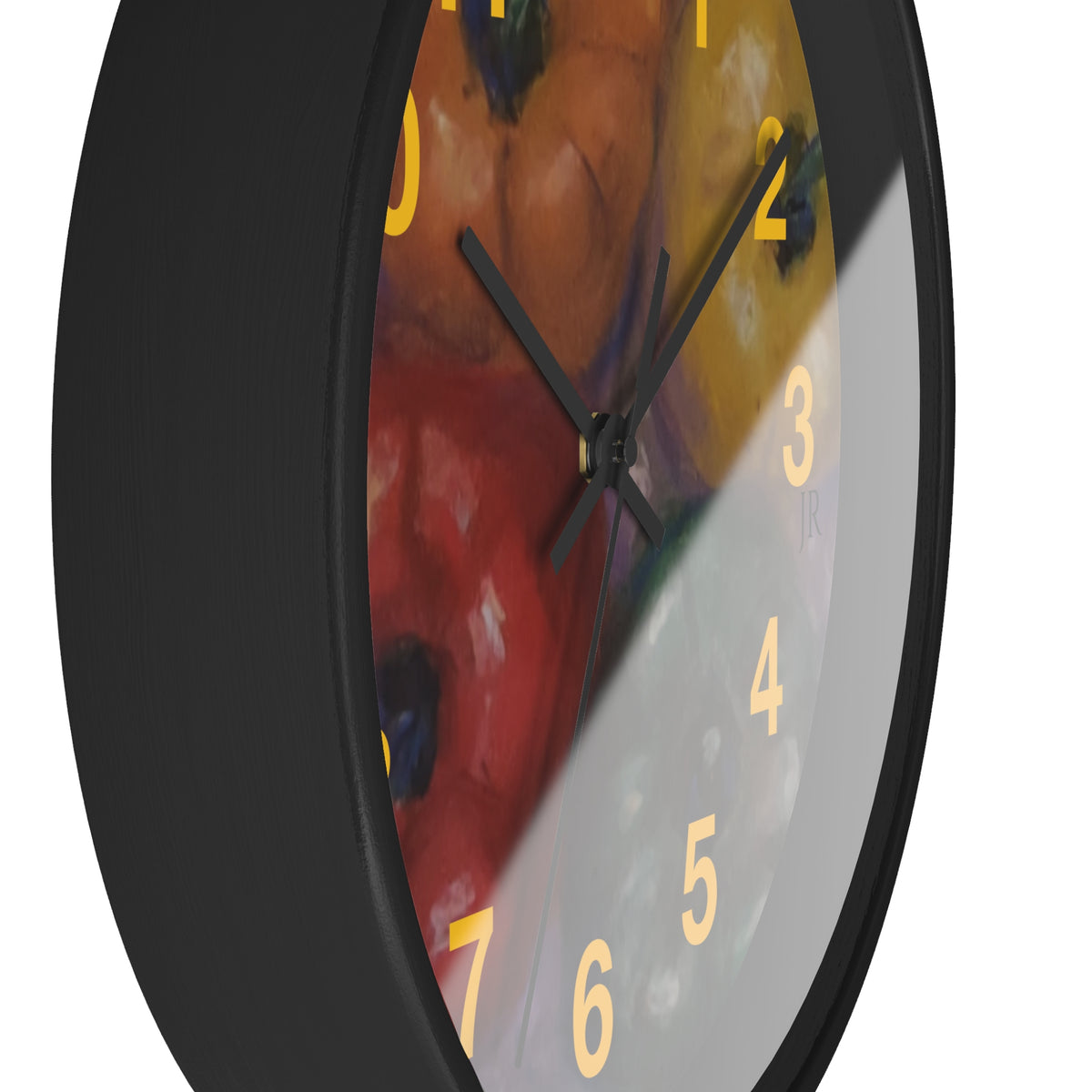 Colorful 4 Pepper Wall Clock —  Kitchen Decor