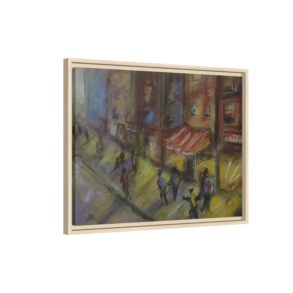 Copy of Framed Canvas Print - Colorful Bell Peppers Still Life