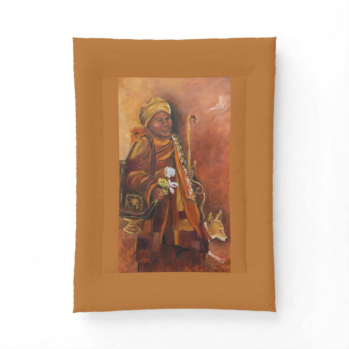 Monk "Peace"  Cotton Comforter — Warm  Bedding