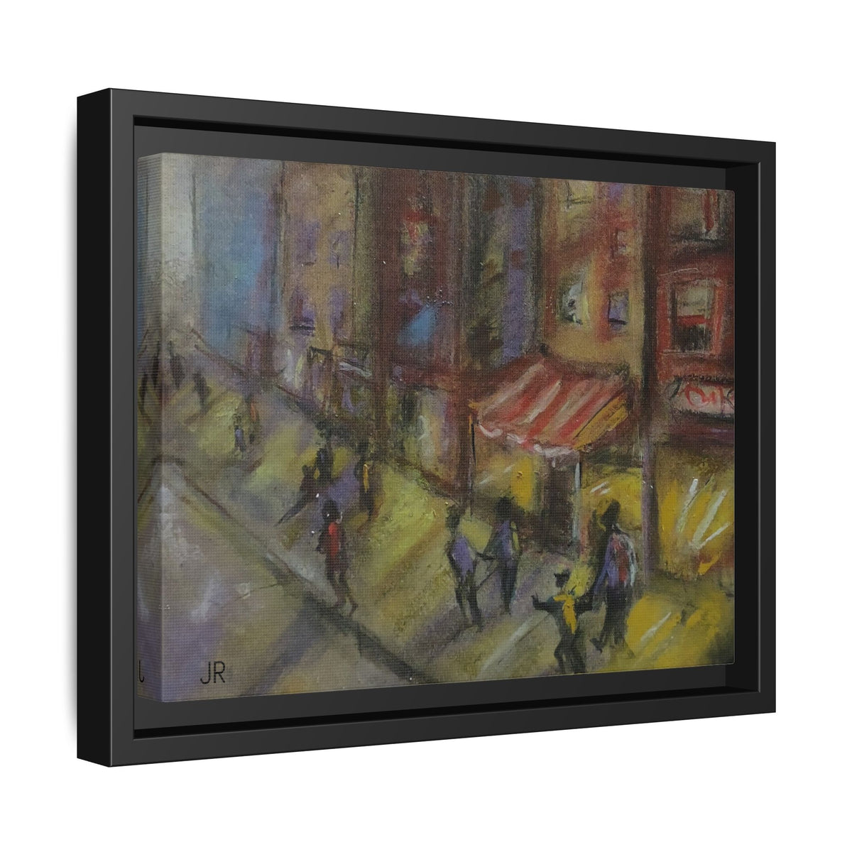 Copy of Framed Canvas Print - Colorful Bell Peppers Still Life