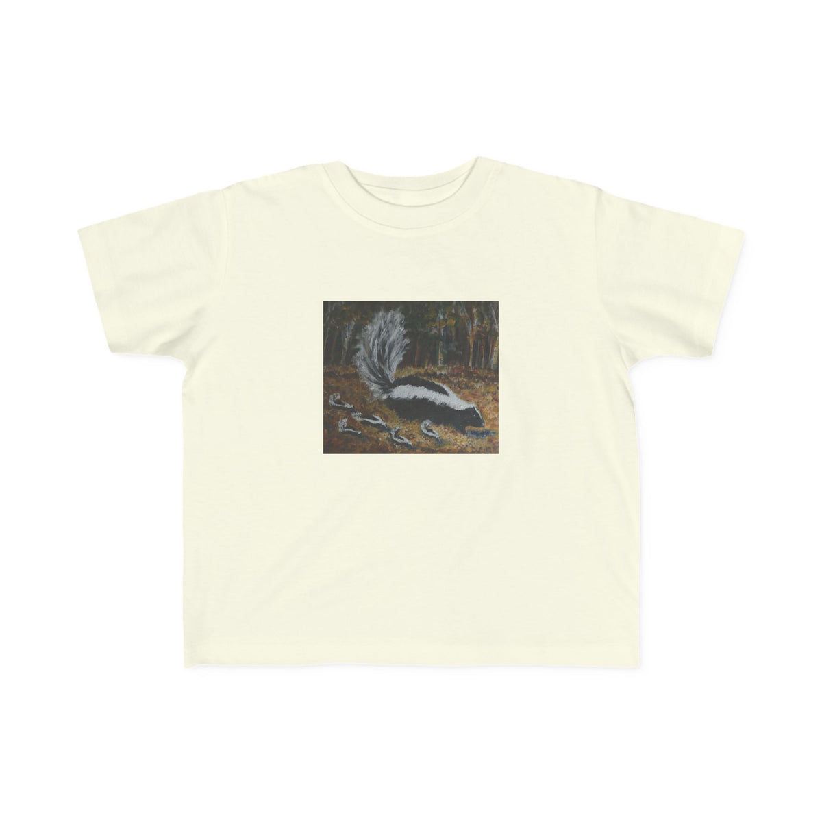 Skunk Family Toddler Tee — Cute Woodland Animal T-Shirt for Kids