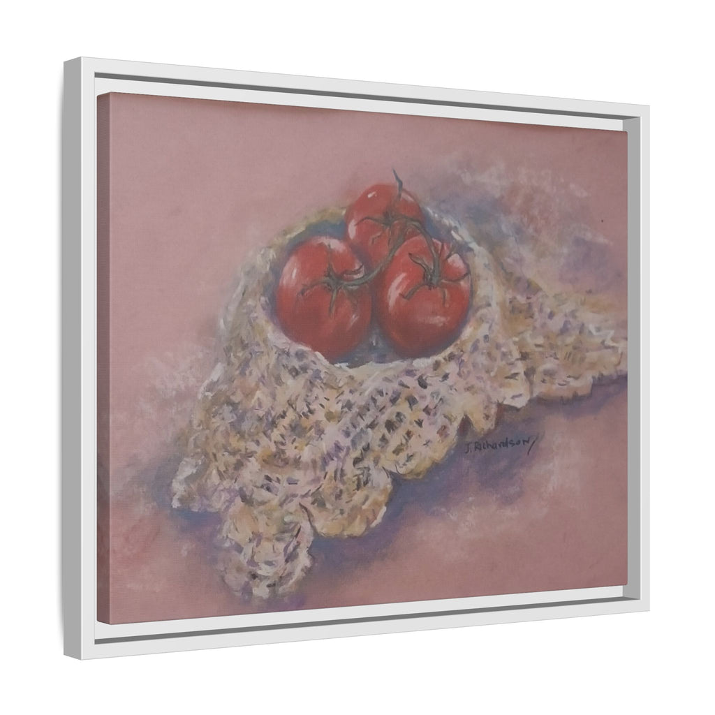 Tomato Still Life Matte Canvas Framed | Kitchen Wall Art
