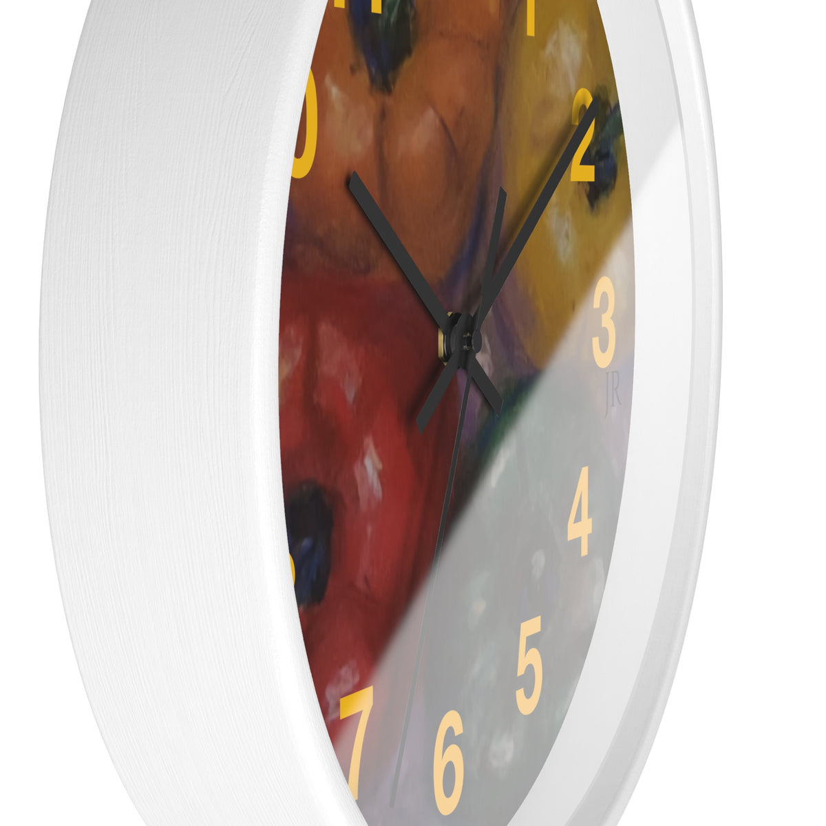 Colorful 4 Pepper Wall Clock —  Kitchen Decor