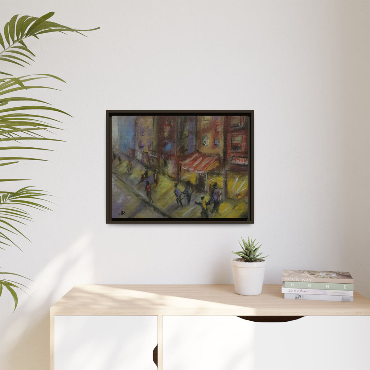 Copy of Framed Canvas Print - Colorful Bell Peppers Still Life