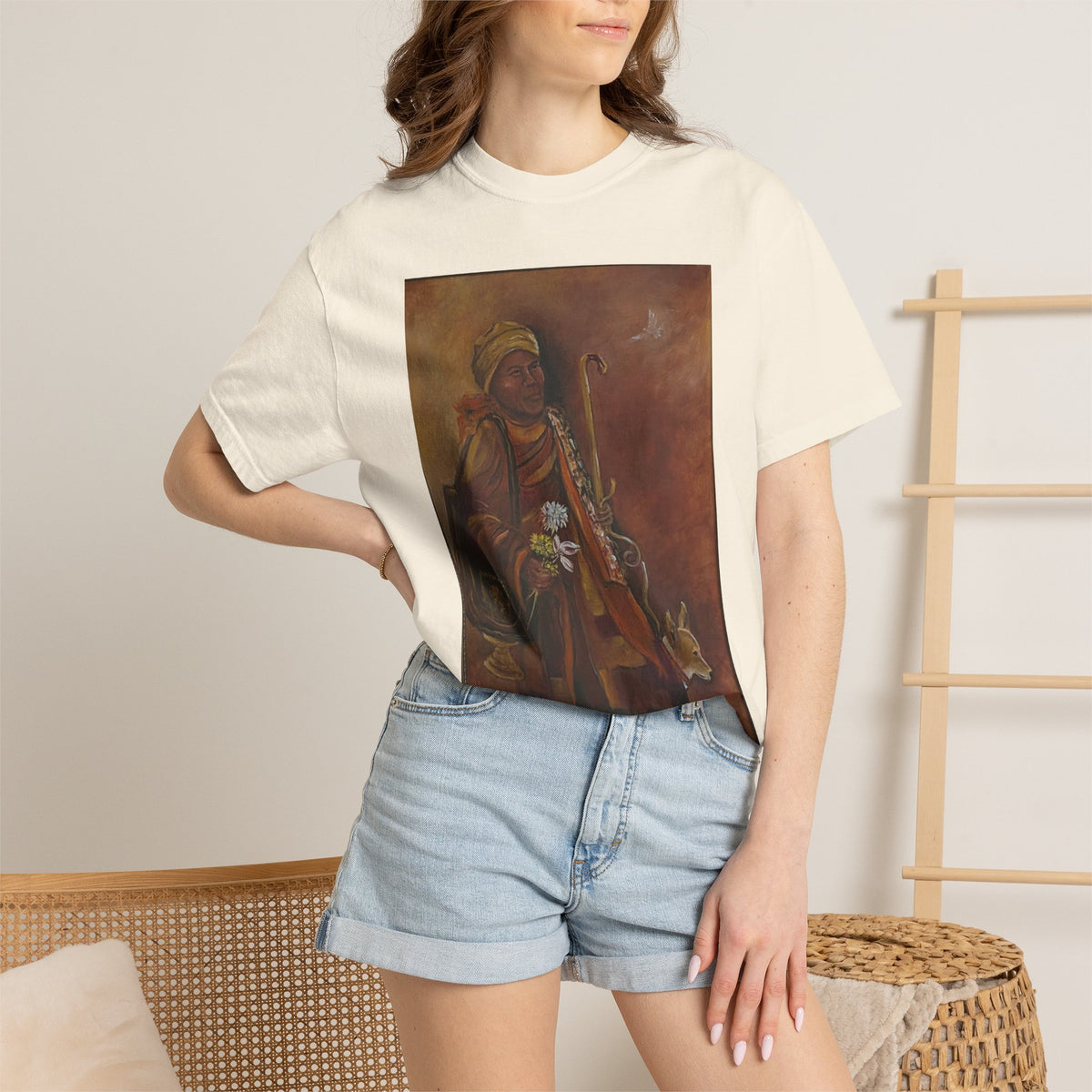 Walk for Peace T-Shirt — Monk Art Graphic Tee