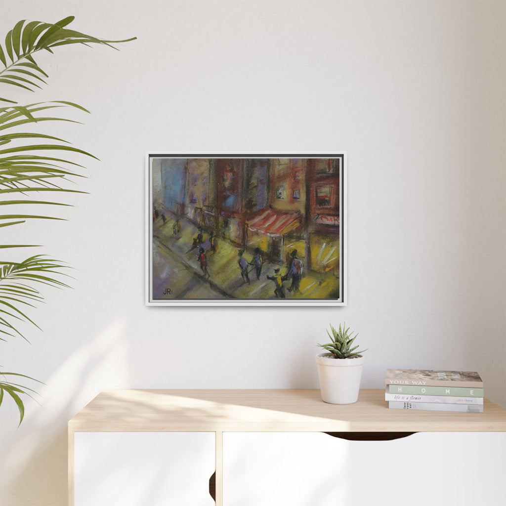 Copy of Framed Canvas Print - Colorful Bell Peppers Still Life