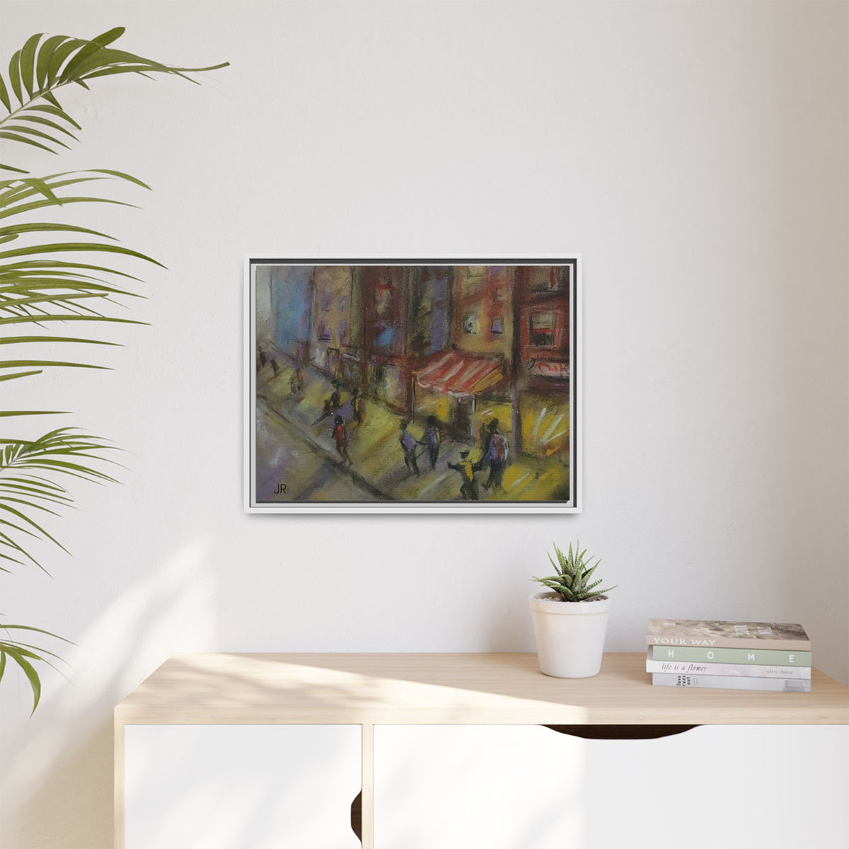 Copy of Framed Canvas Print - Colorful Bell Peppers Still Life