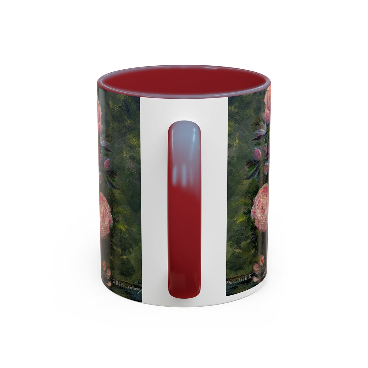 Pink Peony Bouquet Accent Coffee Mug — Chose  Interior 11/15oz