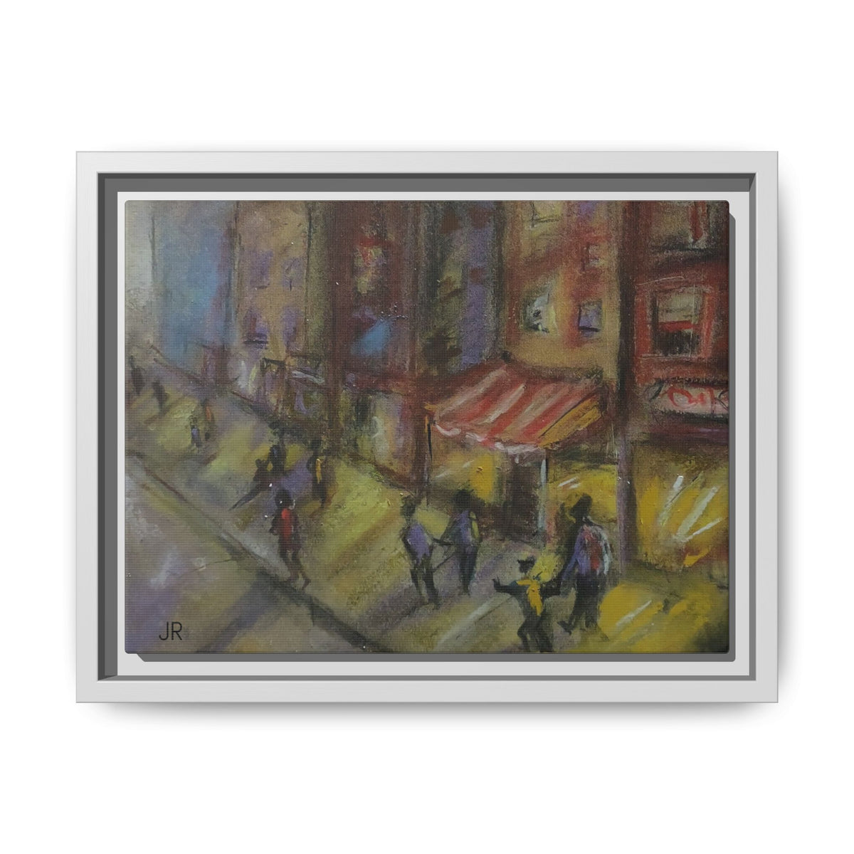 Copy of Framed Canvas Print - Colorful Bell Peppers Still Life