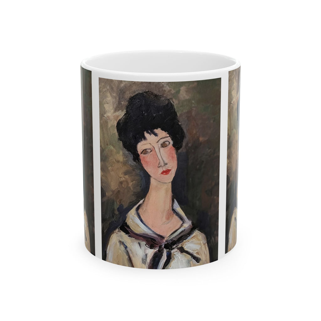 Modigliani's Study Portrait Ceramic Mug