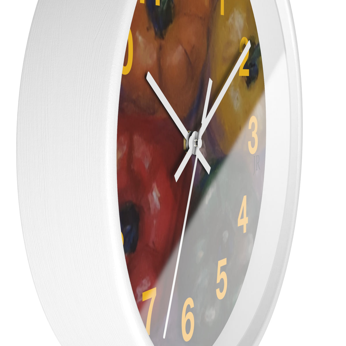 Colorful 4 Pepper Wall Clock —  Kitchen Decor