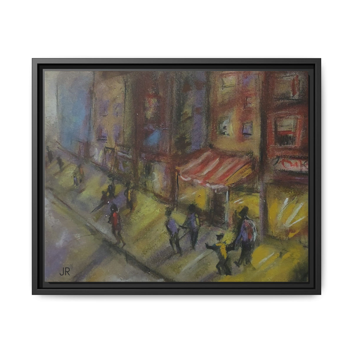 Copy of Framed Canvas Print - Colorful Bell Peppers Still Life