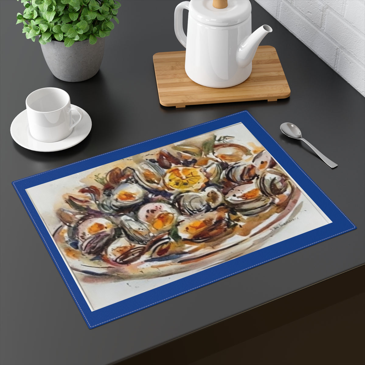 Seafood Platter Placemat Sold individually