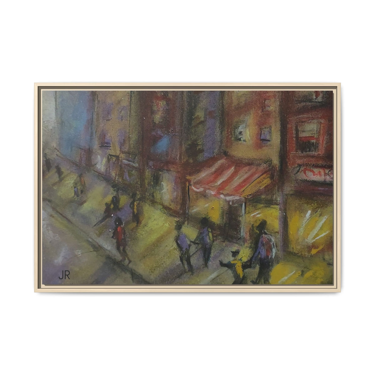 Copy of Framed Canvas Print - Colorful Bell Peppers Still Life