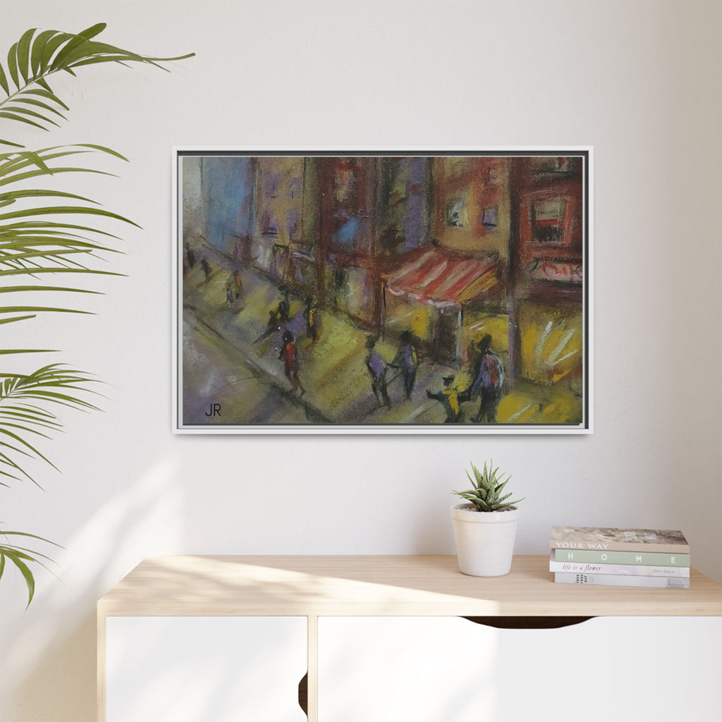 Copy of Framed Canvas Print - Colorful Bell Peppers Still Life