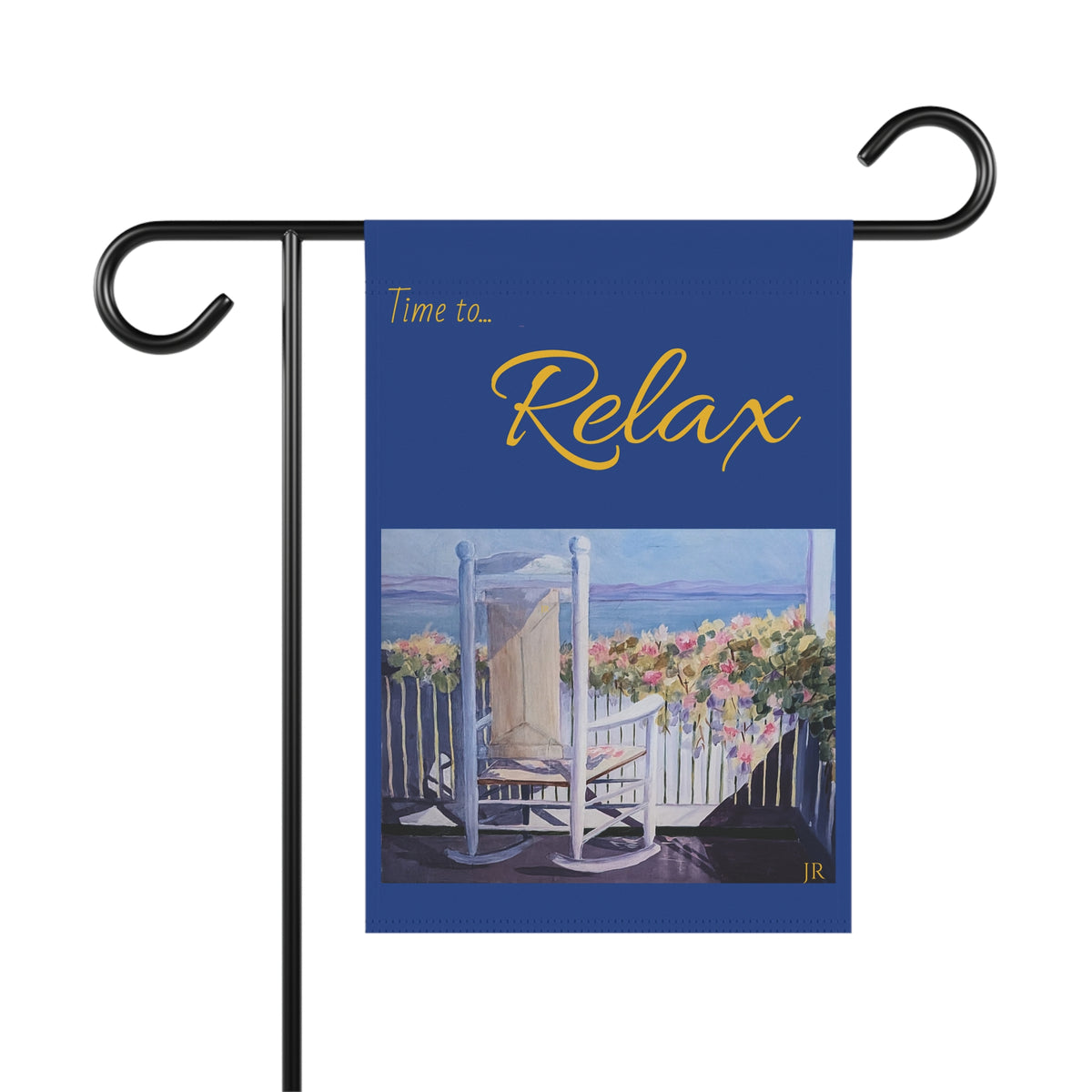 Relax Garden Flag. Relax Decorative House & Yard Banner