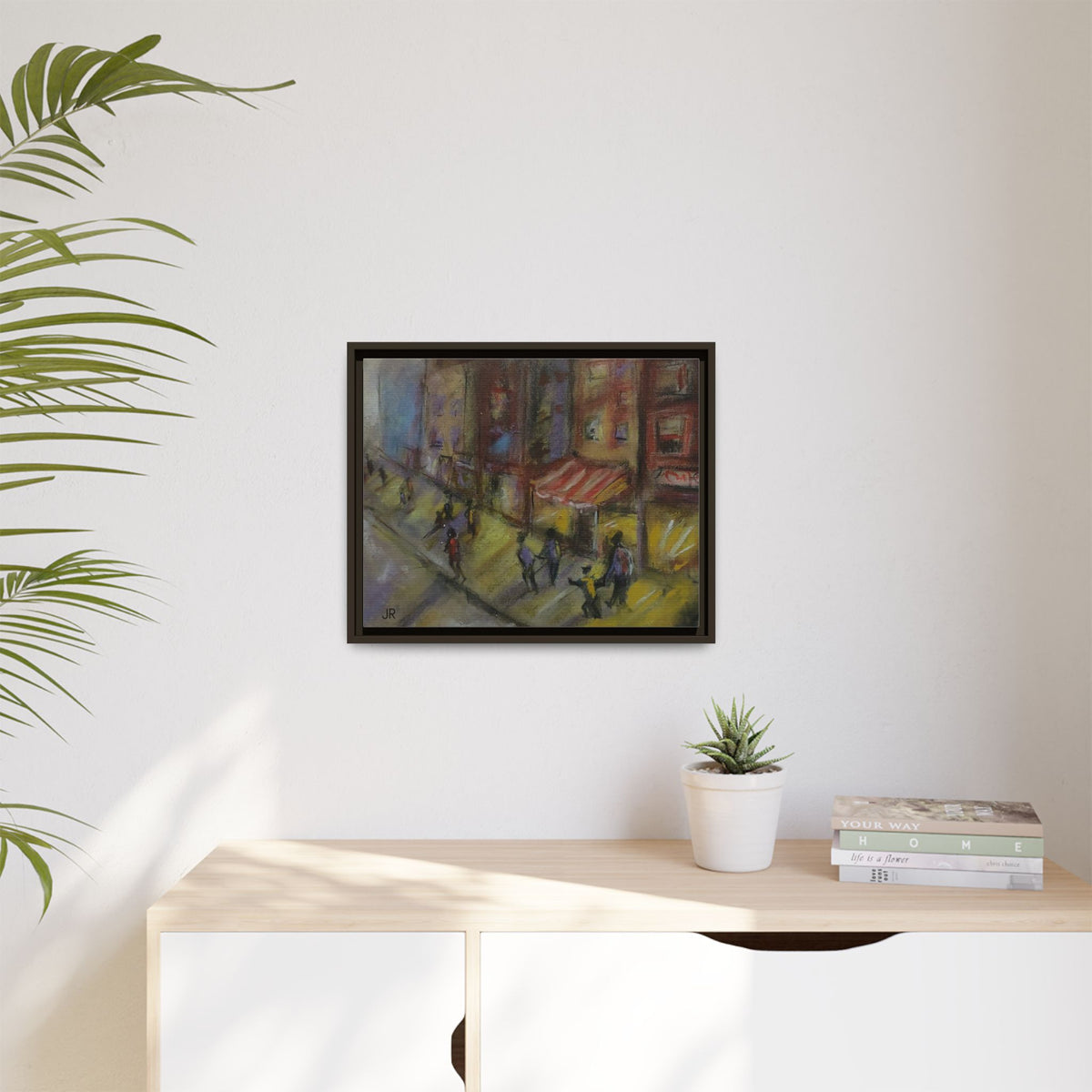 Copy of Framed Canvas Print - Colorful Bell Peppers Still Life