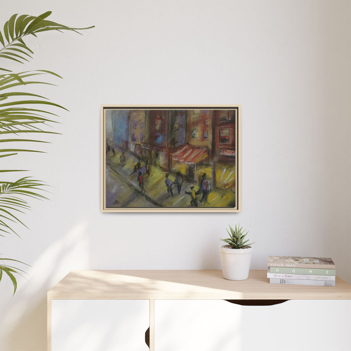 Copy of Framed Canvas Print - Colorful Bell Peppers Still Life