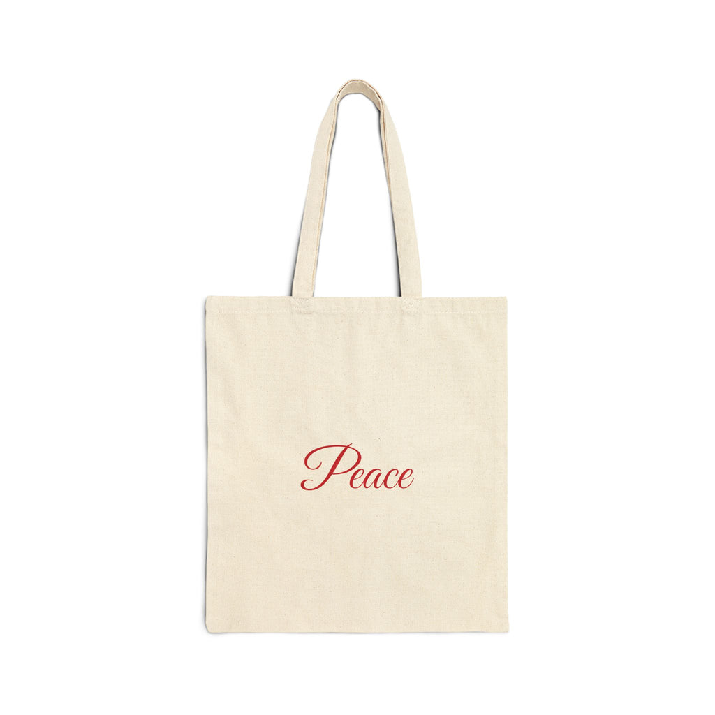 "Walk for Peace, Cotton Canvas Tote Bag
