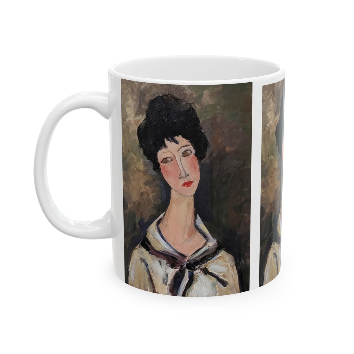 Modigliani's Study Portrait Ceramic Mug