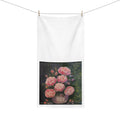 Pink Peony Cotton Towel | Floral Mink-Cotton Towel