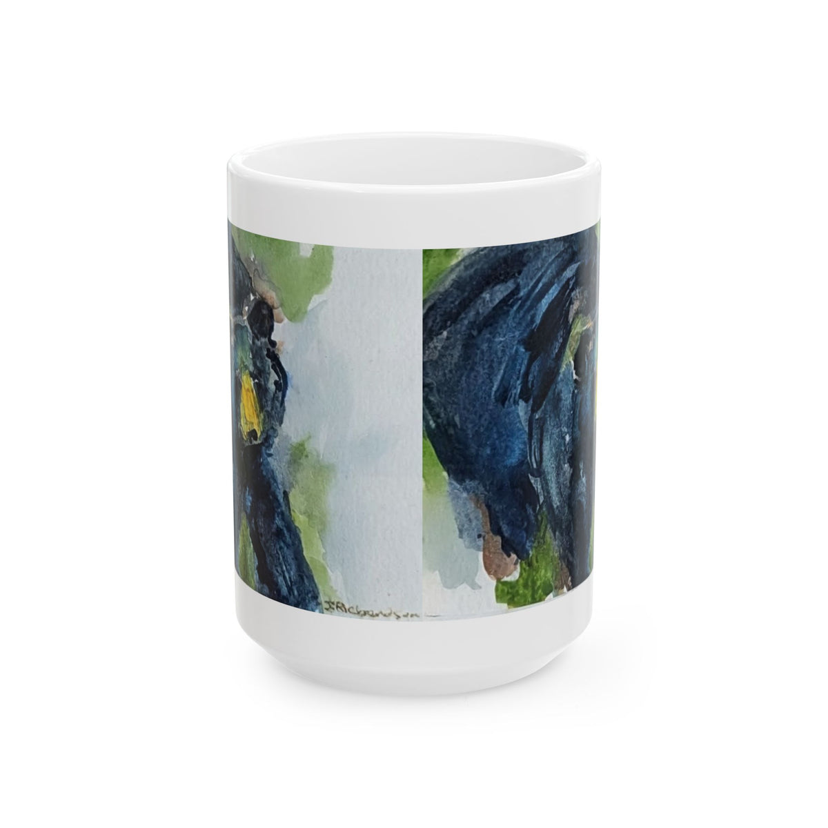 Black bear Ceramic Mug   11oz 15oz