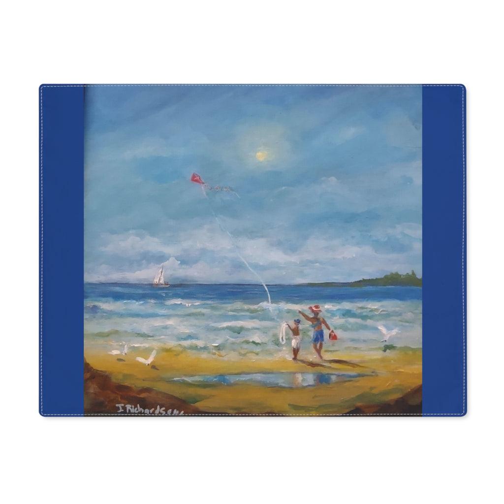 Beach Scene Coastal Placemat l Cotton Sold individually