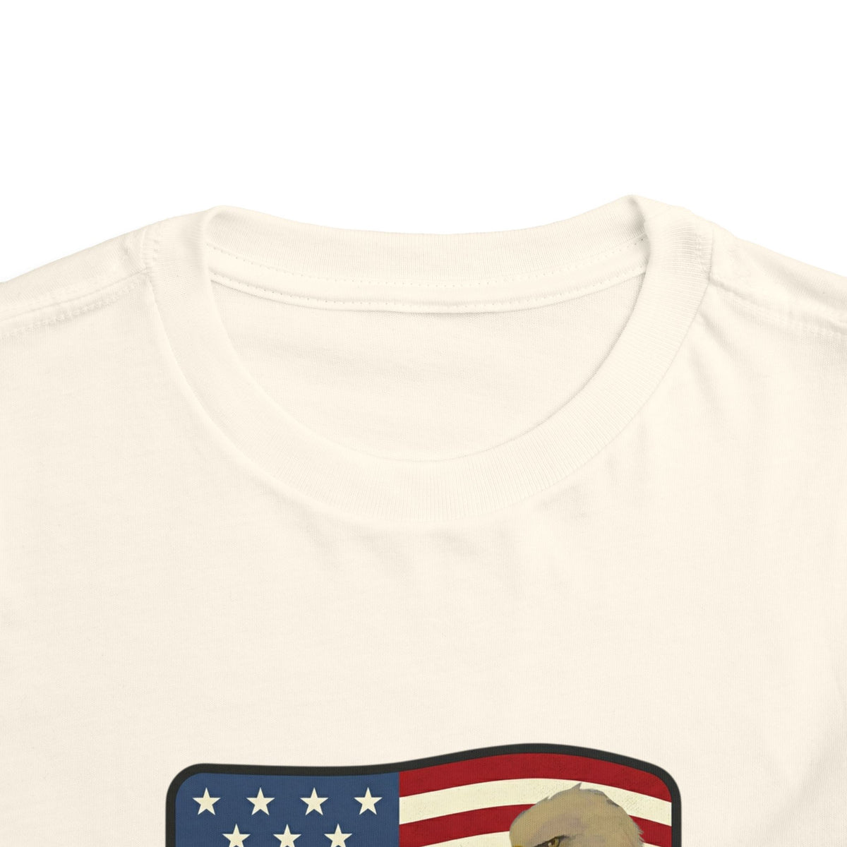 Patriotic Toddler Tee —2T - 5T Patriotic Bald Eagle "USA 2026" Graphic