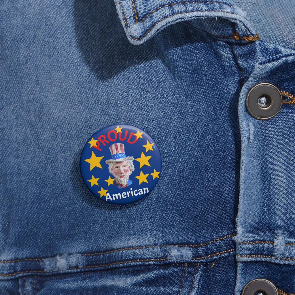 American pride Pin Button — Badge