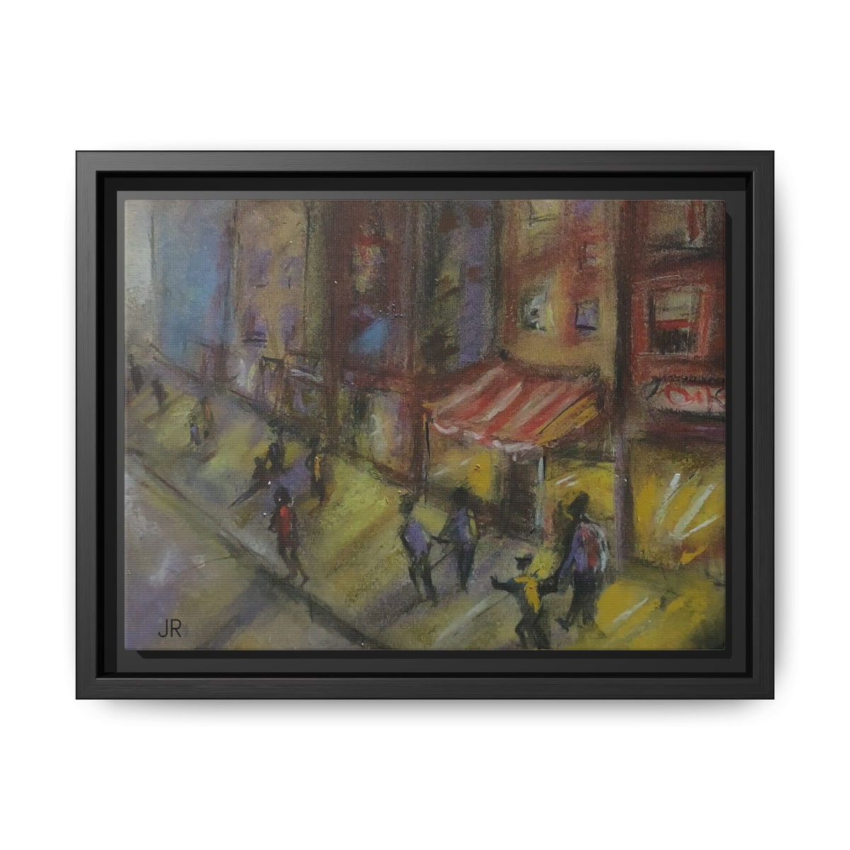 Copy of Framed Canvas Print - Colorful Bell Peppers Still Life