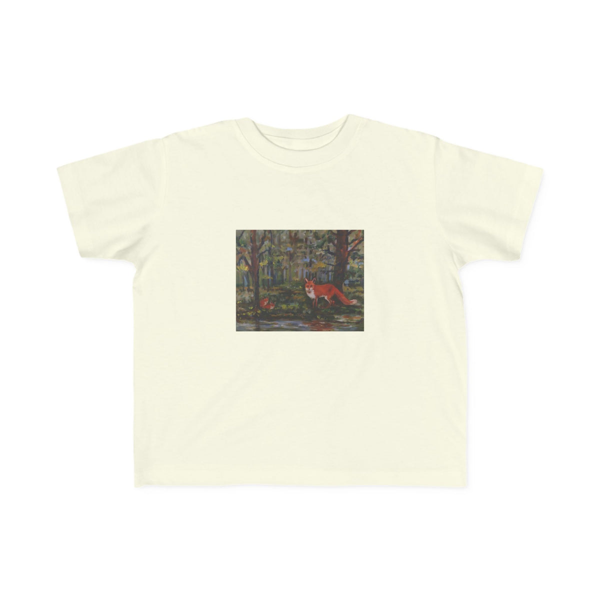 Fox Family Toddler Tee Cute Woodland Animal TShirt for Kids