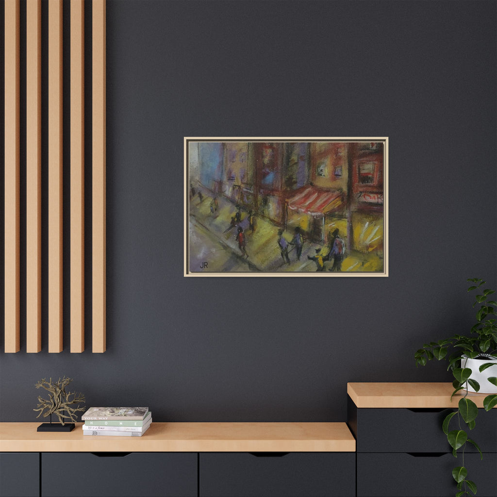 Copy of Framed Canvas Print - Colorful Bell Peppers Still Life