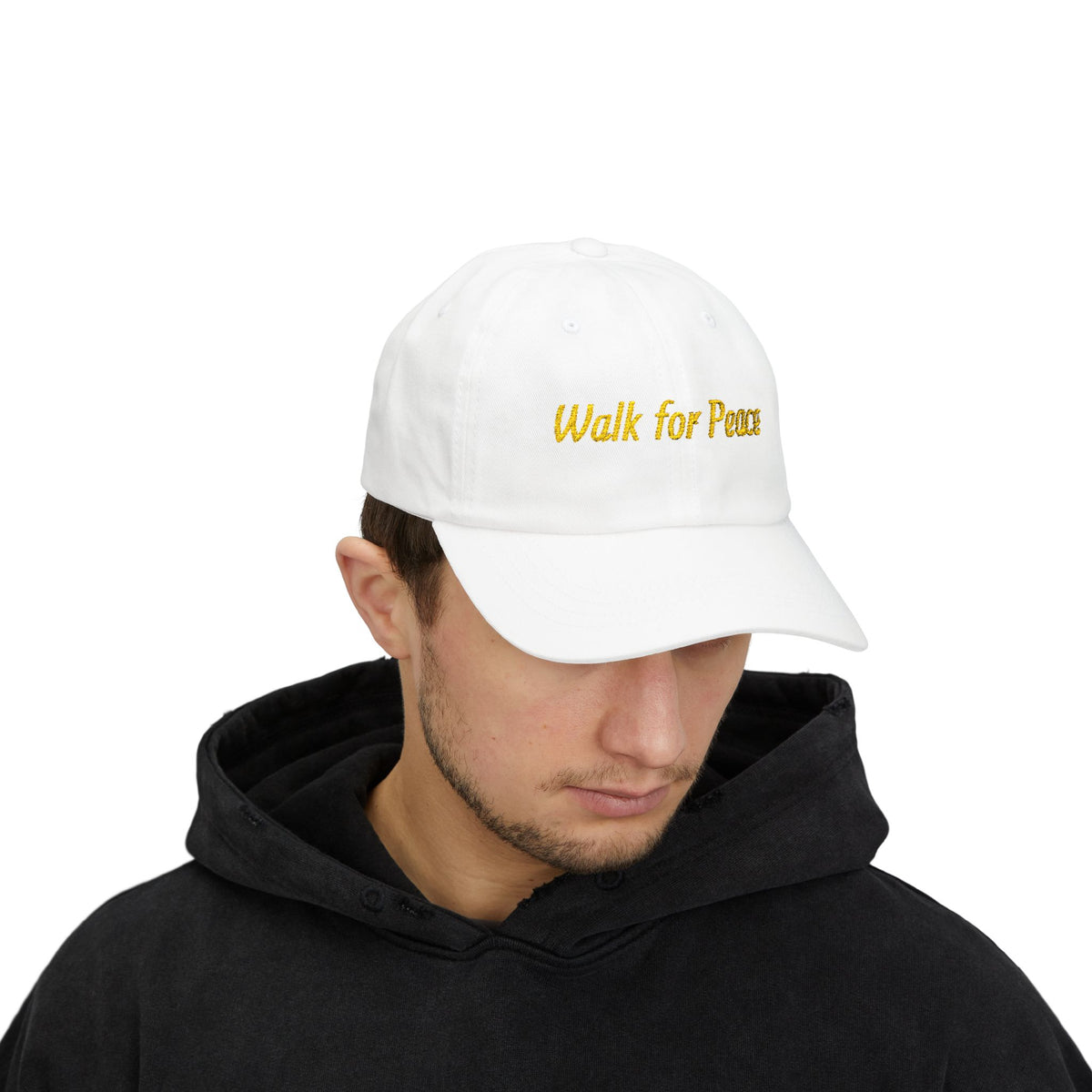Peace Embroidered cap