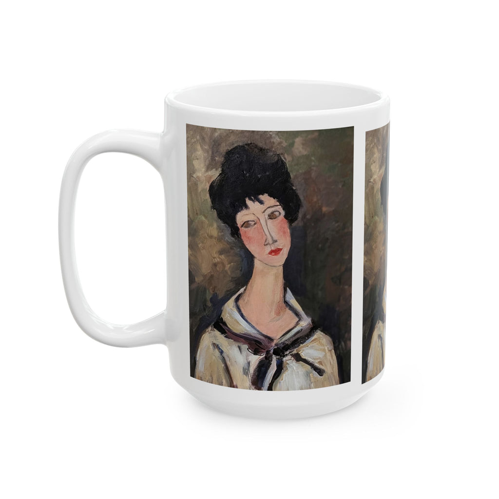 Modigliani's Study Portrait Ceramic Mug