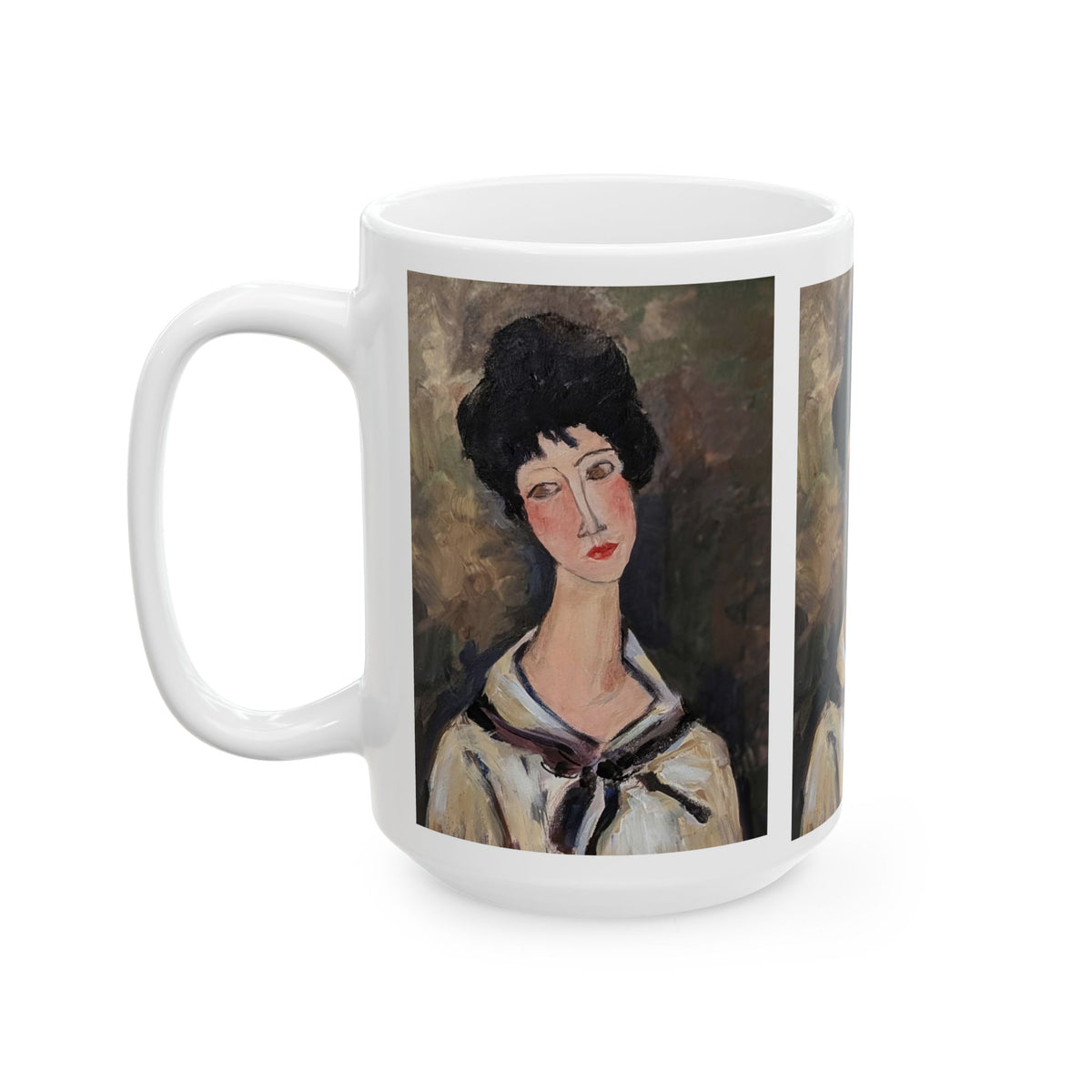Modigliani's Study Portrait Ceramic Mug