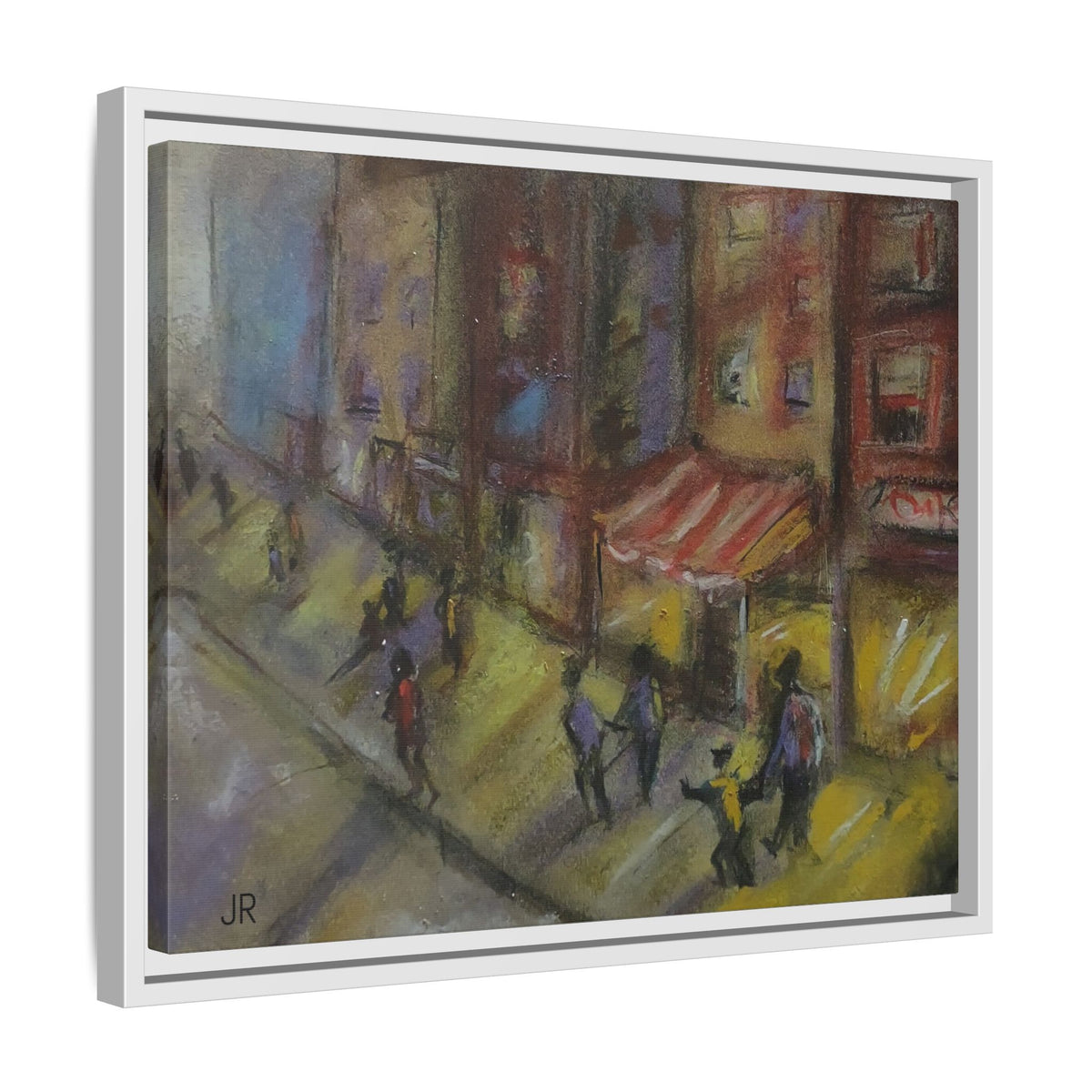 Copy of Framed Canvas Print - Colorful Bell Peppers Still Life