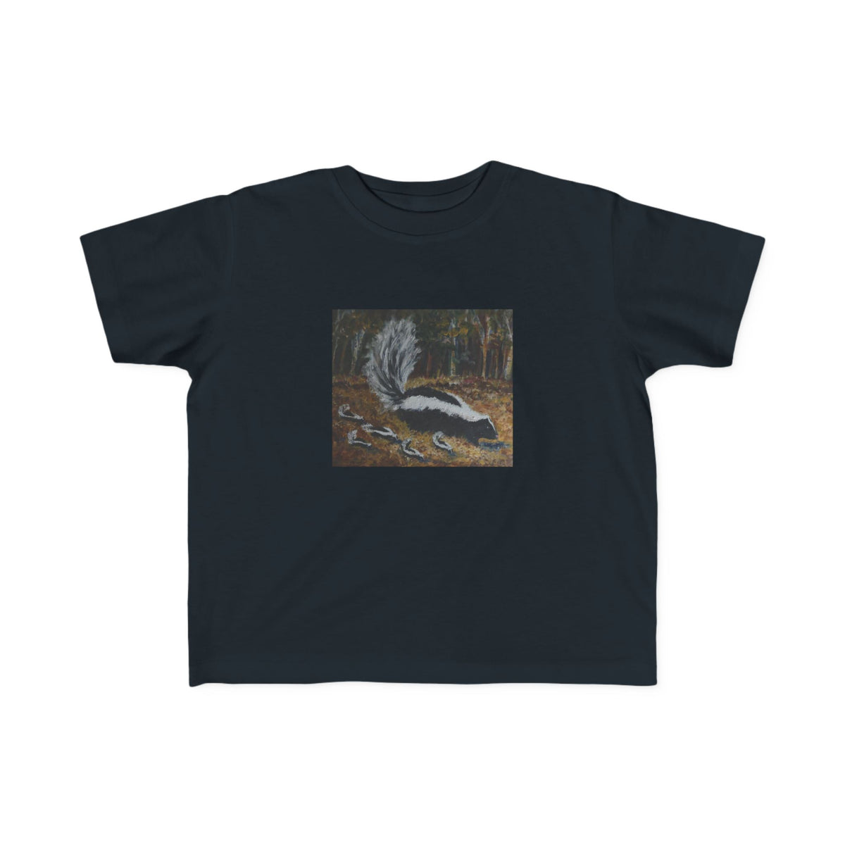 Skunk Family Toddler Tee — Cute Woodland Animal T-Shirt for Kids