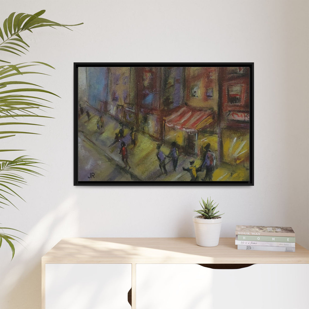 Copy of Framed Canvas Print - Colorful Bell Peppers Still Life