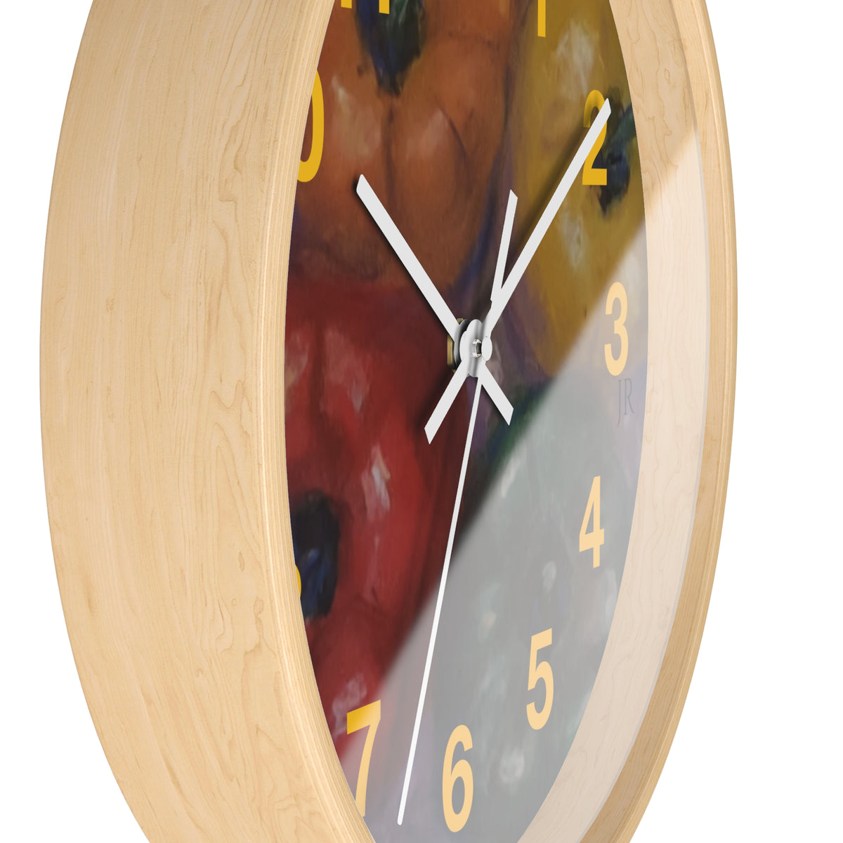 Colorful 4 Pepper Wall Clock —  Kitchen Decor