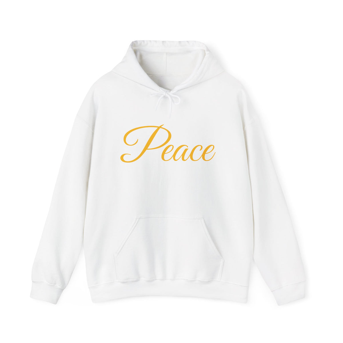 Hooded Sweatshirt back design Peace on front