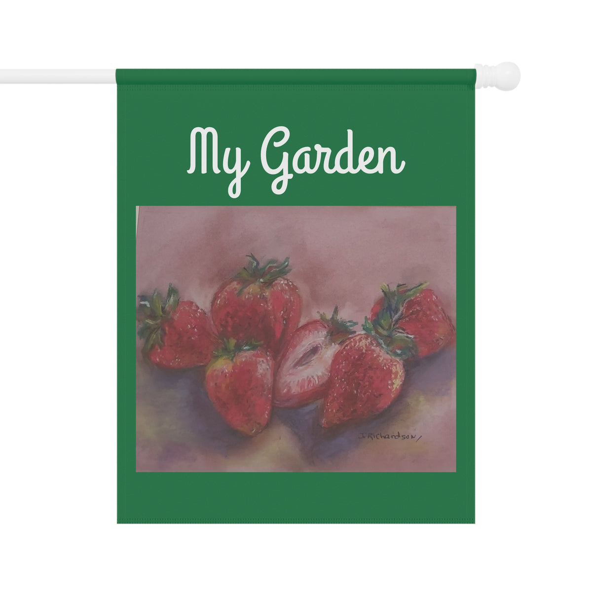 My Strawberry Garden Flag –  Banner