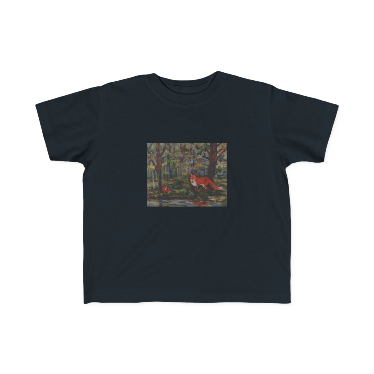 Fox Family Toddler Tee Cute Woodland Animal TShirt for Kids