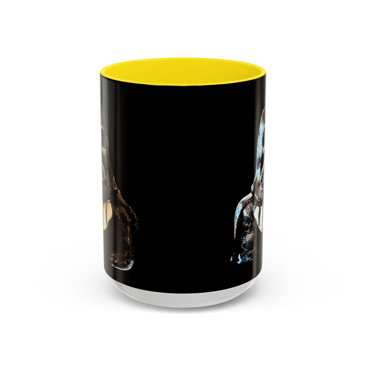 Stargazer Accent Coffee Mug – Black Accent Ceramic Mug (11/15oz)