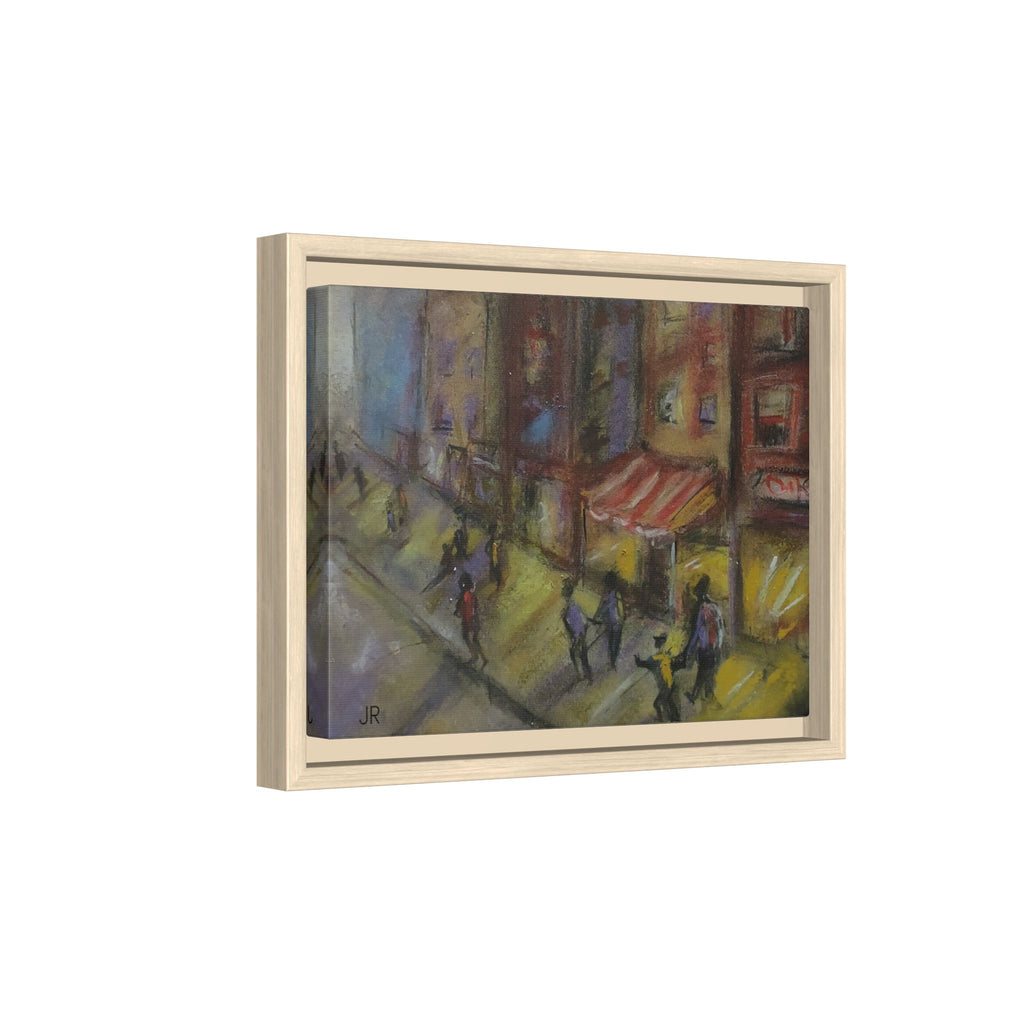 Copy of Framed Canvas Print - Colorful Bell Peppers Still Life