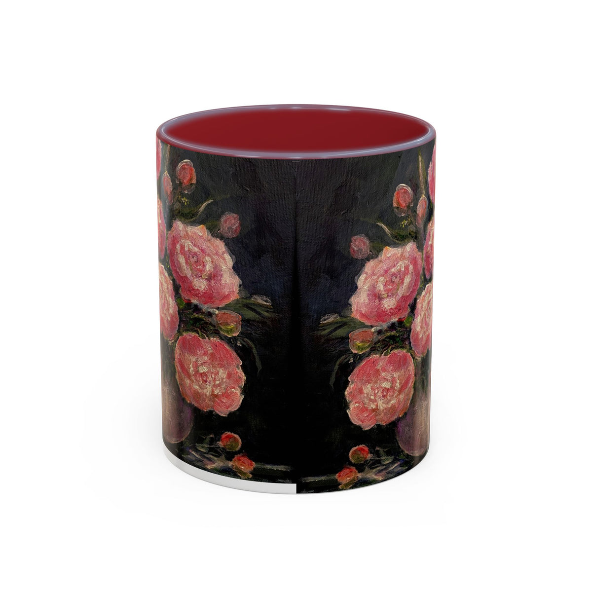 Pink Peony Bouquet Accent Coffee Mug — Chose  Interior 11/15oz