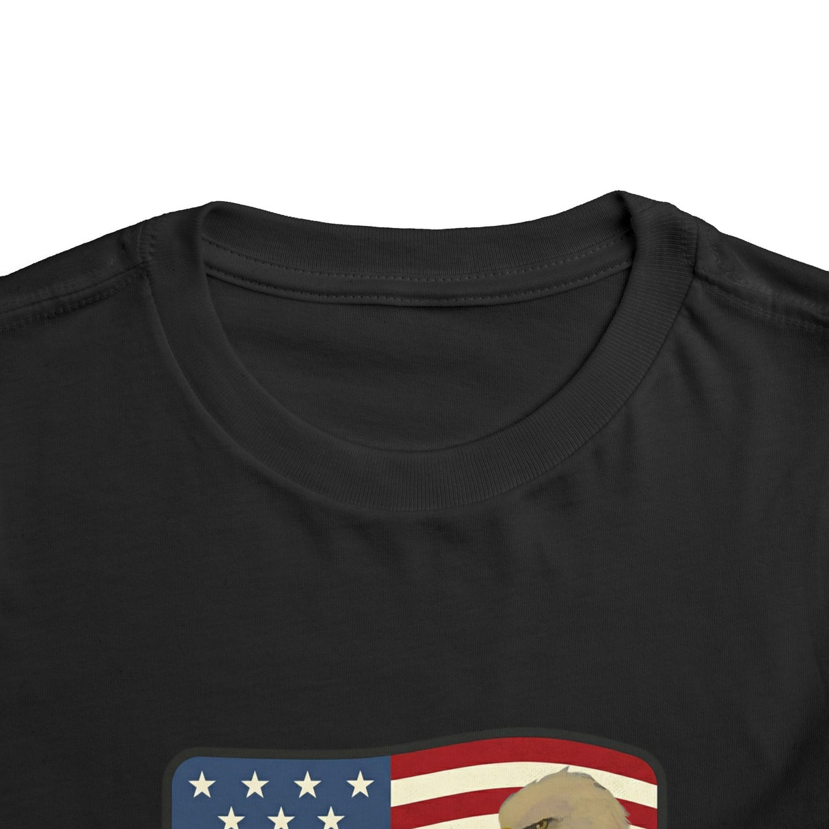 Patriotic Toddler Tee —2T - 5T Patriotic Bald Eagle "USA 2026" Graphic