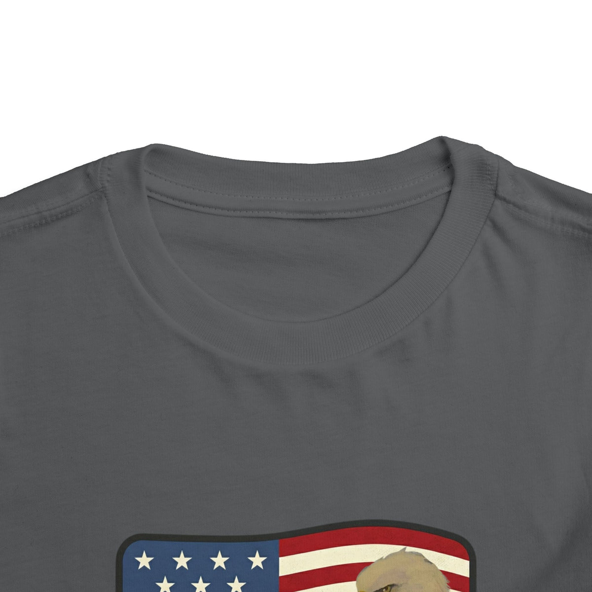Patriotic Toddler Tee —2T - 5T Patriotic Bald Eagle "USA 2026" Graphic