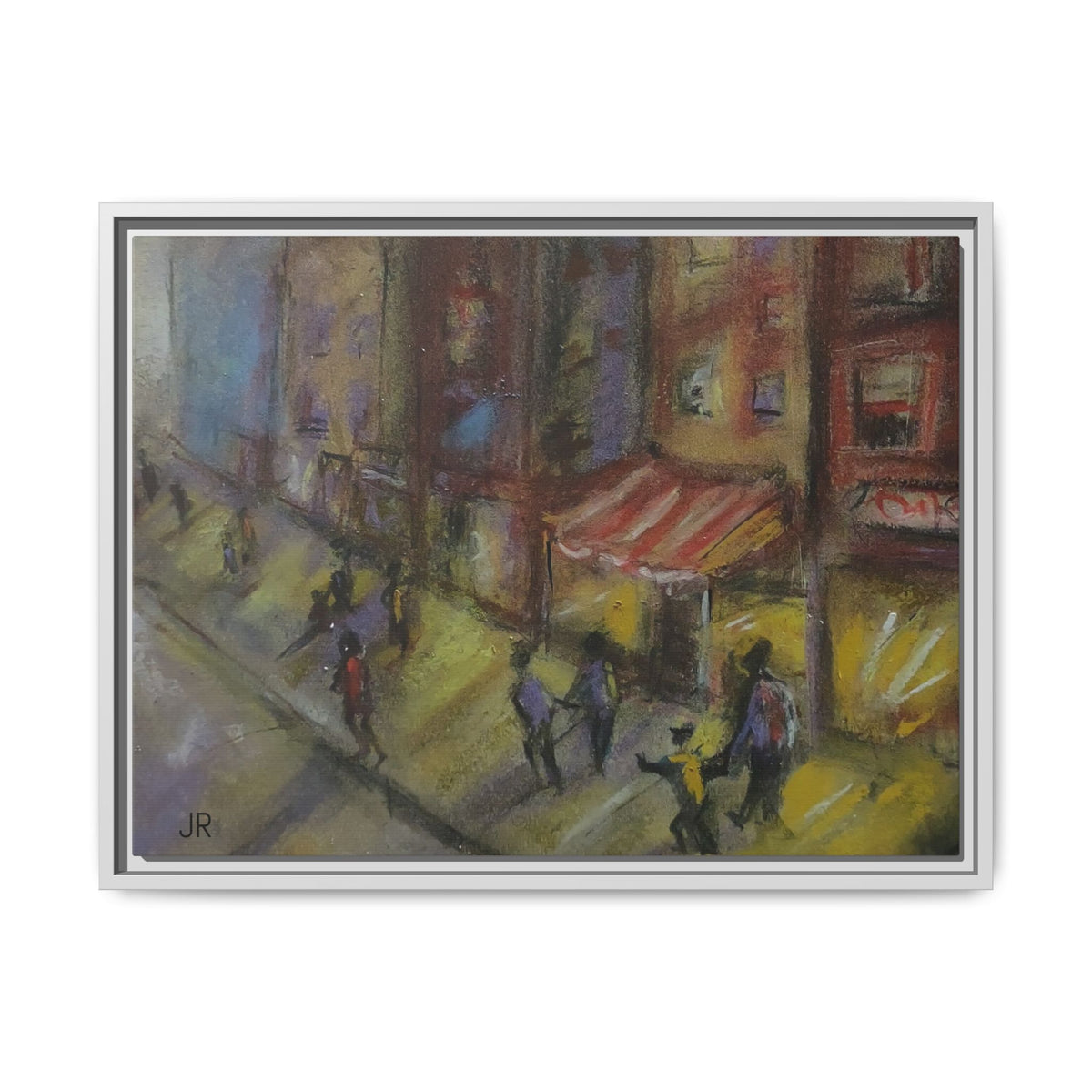 Copy of Framed Canvas Print - Colorful Bell Peppers Still Life