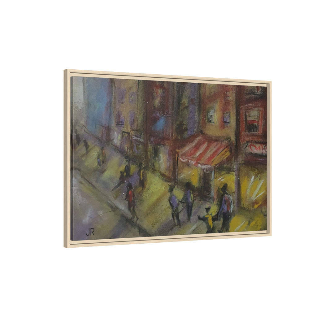 Copy of Framed Canvas Print - Colorful Bell Peppers Still Life